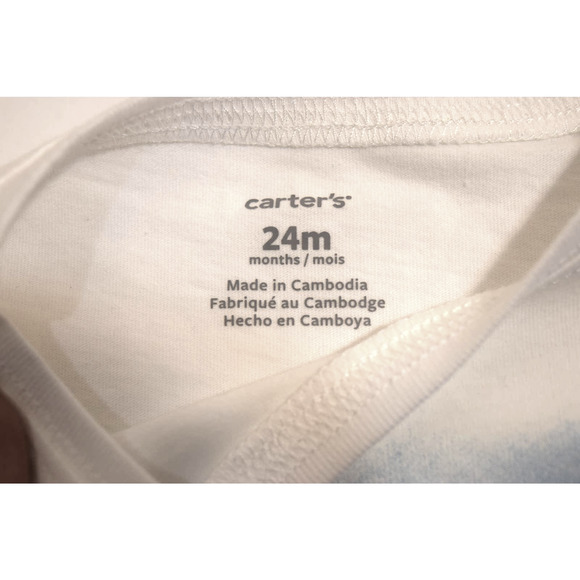 NWT Carter's‎ Gender Neutral Tank Size 24mo w/ Shark Ocean Design - Picture 4 of 4